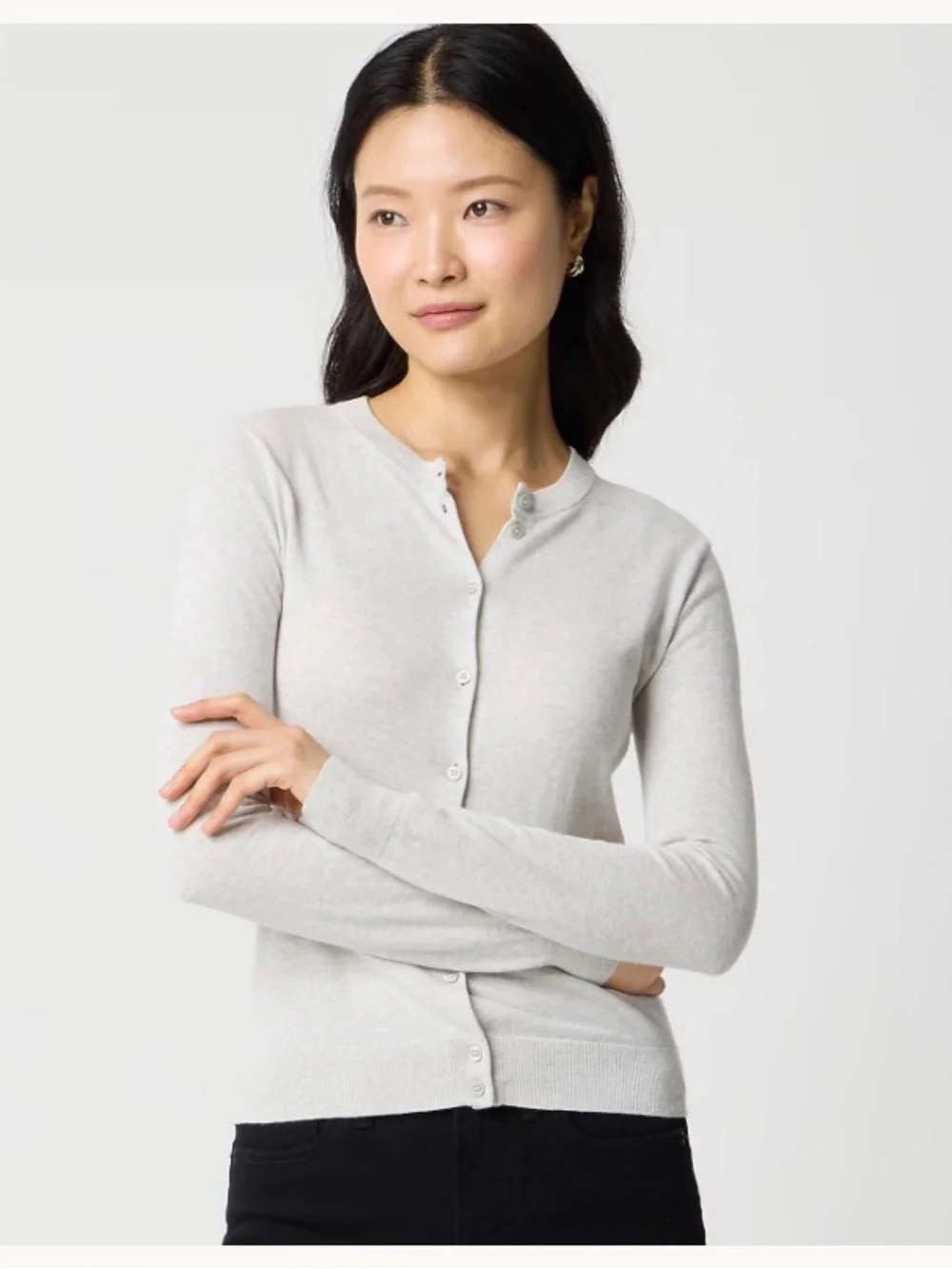 J. Crew Classic Cotton Cardigan Sweater Size XS